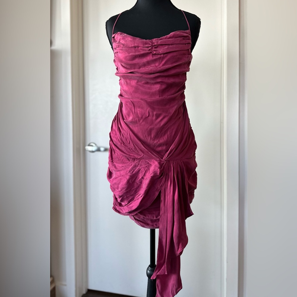 For Love & Lemons Allie Mini Dress in Purple/Pink. NWT. Size S - Picture 6 of 16